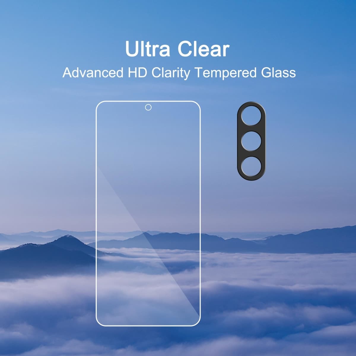 Ailun Glass Screen Protector for Galaxy S26 3 Pack + 2 Pack Camera Lens Tempered Glass Fingerprint Unlock Compatible 0.25mm Anti-Scratch Case Friendly Clear - HD [Not For S26 Plus/S26 Ultra] thumbnail 4