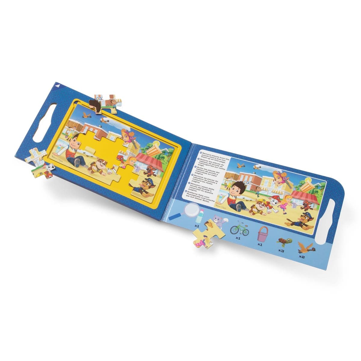 Melissa & Doug PAW Patrol Take-Along Magnetic Jigsaw Puzzles (2 15-Piece Puzzles) - FSC CertifiedPAW Patrol-Themed Magnetic Travel Puzzles for Toddlers and Kids Ages 3+ thumbnail 4
