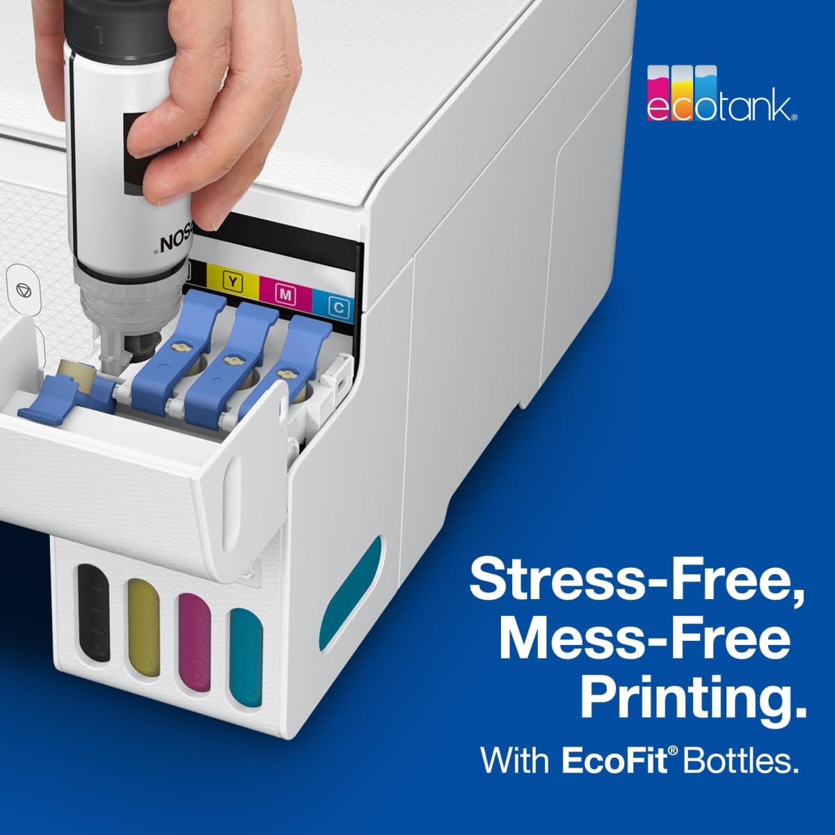 Epson 522 EcoTank Ink Ultra-High Capacity Bottle, Black (T522120-S) - Compatible with ET-2400, ET-2720, ET-2800, ET-2803, ET-2840, ET-4700, ET-4800, ET-4810 thumbnail 5