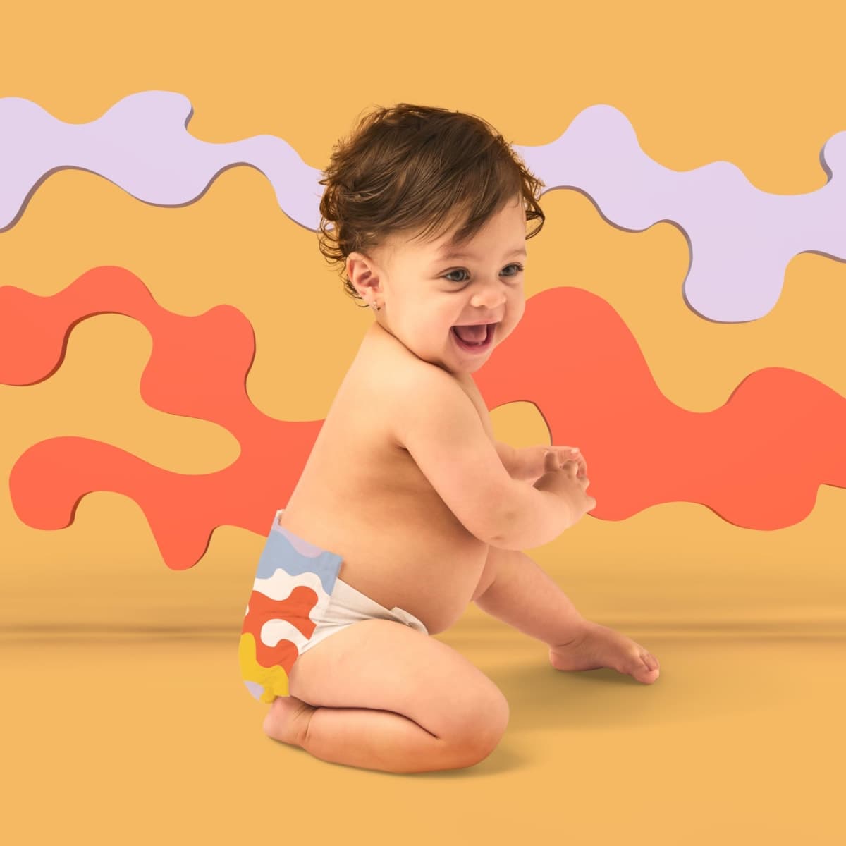 Hello Bello Premium Diapers Size 3, Capital Critters & Get in The Groove Designs, 66ct Club Box thumbnail 4