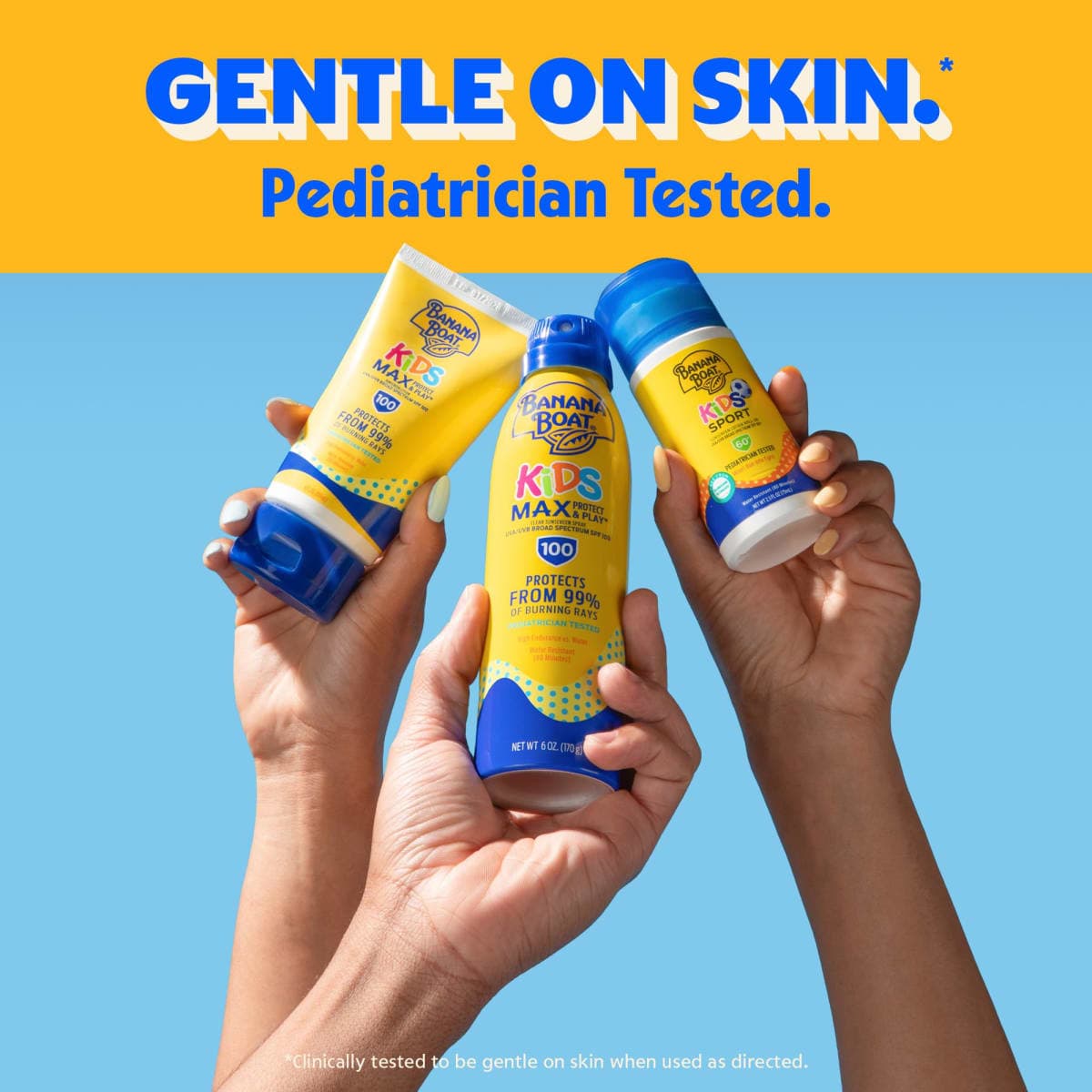 Banana Boat Kids Sport Sunscreen Spray SPF 50, 9.5oz, Childrens Sunscreen, Spray On Sunscreen SPF 50, Family Size Sunscreen, 9.5oz thumbnail 5