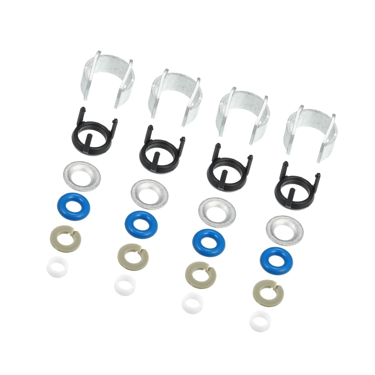 HOPESPANNER 4Set Fuel Injector Seal Repair O-Ring Kit 06H998907A 06J998907 06G998907 for VW Beetle Golf Passat Jetta Tiguan for Audi A3 A4 S4 A5 S5 A6 Q3 Q5 TT Replace Parts Vehicle Components — image 1