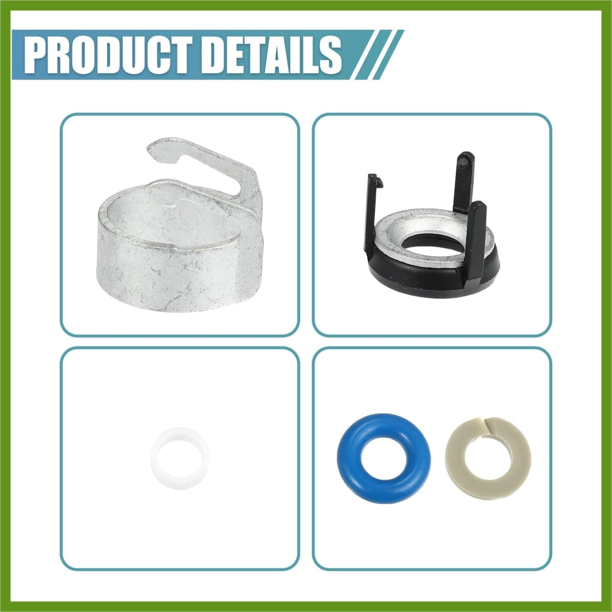 HOPESPANNER 4Set Fuel Injector Seal Repair O-Ring Kit 06H998907A 06J998907 06G998907 for VW Beetle Golf Passat Jetta Tiguan for Audi A3 A4 S4 A5 S5 A6 Q3 Q5 TT Replace Parts Vehicle Components thumbnail 5