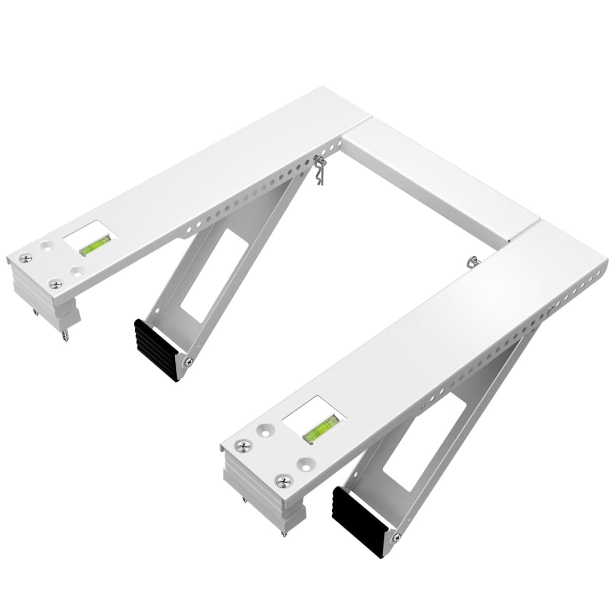 Qualward Air Conditioner Bracket Window AC Support Brackets - Heavy Duty with 2 Arms, Up to 180 lbs for 12000 to 24000 BTU AC Units — image 1