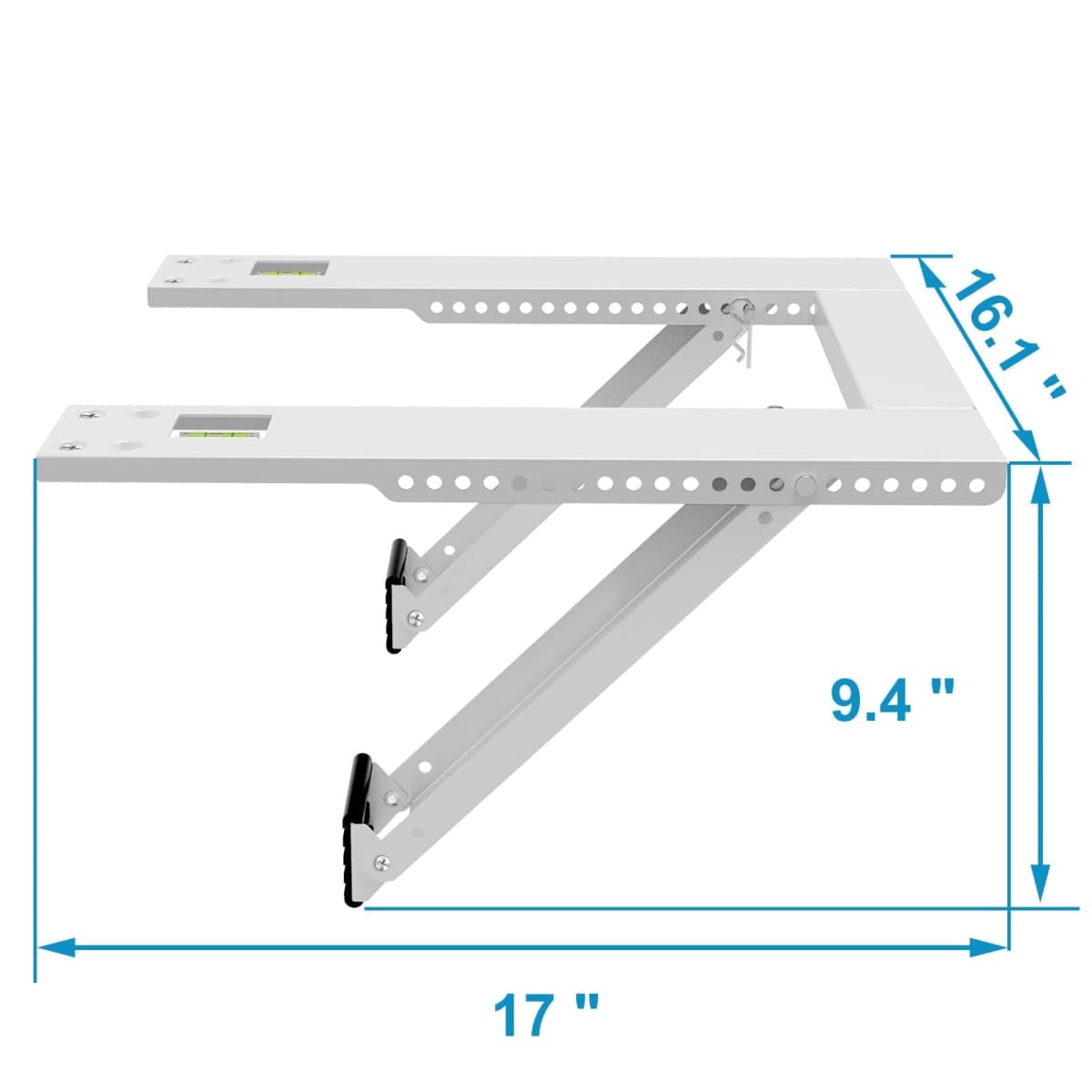 Qualward Air Conditioner Bracket Window AC Support Brackets - Heavy Duty with 2 Arms, Up to 180 lbs for 12000 to 24000 BTU AC Units thumbnail 3