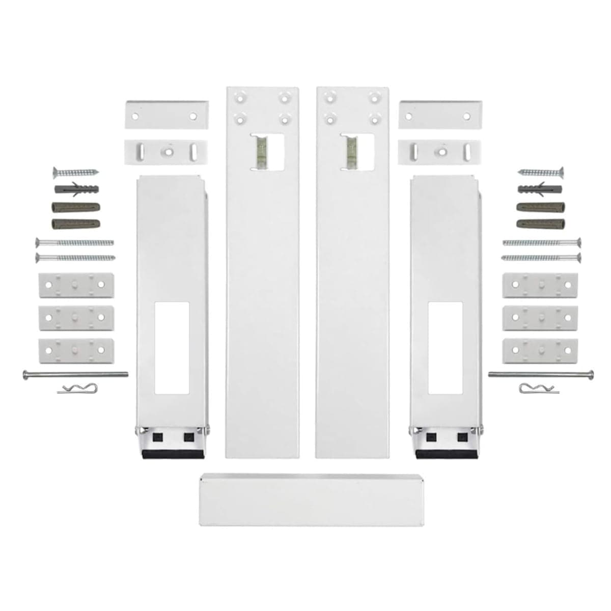 Qualward Air Conditioner Bracket Window AC Support Brackets - Heavy Duty with 2 Arms, Up to 180 lbs for 12000 to 24000 BTU AC Units thumbnail 5