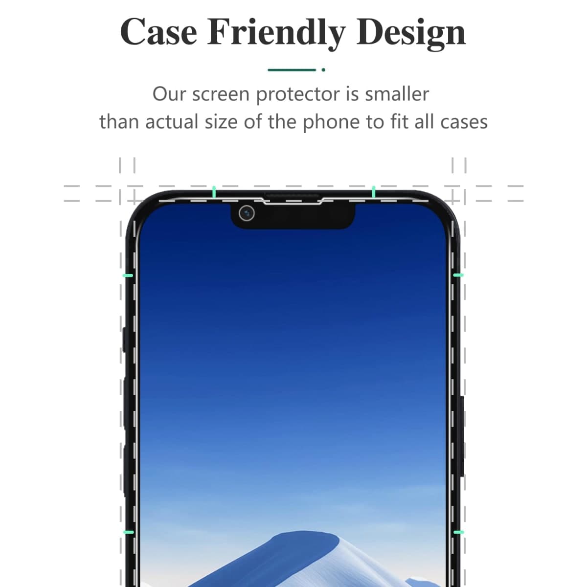 Pokolan [3-Pack Privacy Screen Protector for iPhone 14 Plus/iPhone 13 Pro Max, Anti Spy Tempered Glass Film, Full Coverage, Anti-Scratch, Bubble Free, Case Friendly thumbnail 5