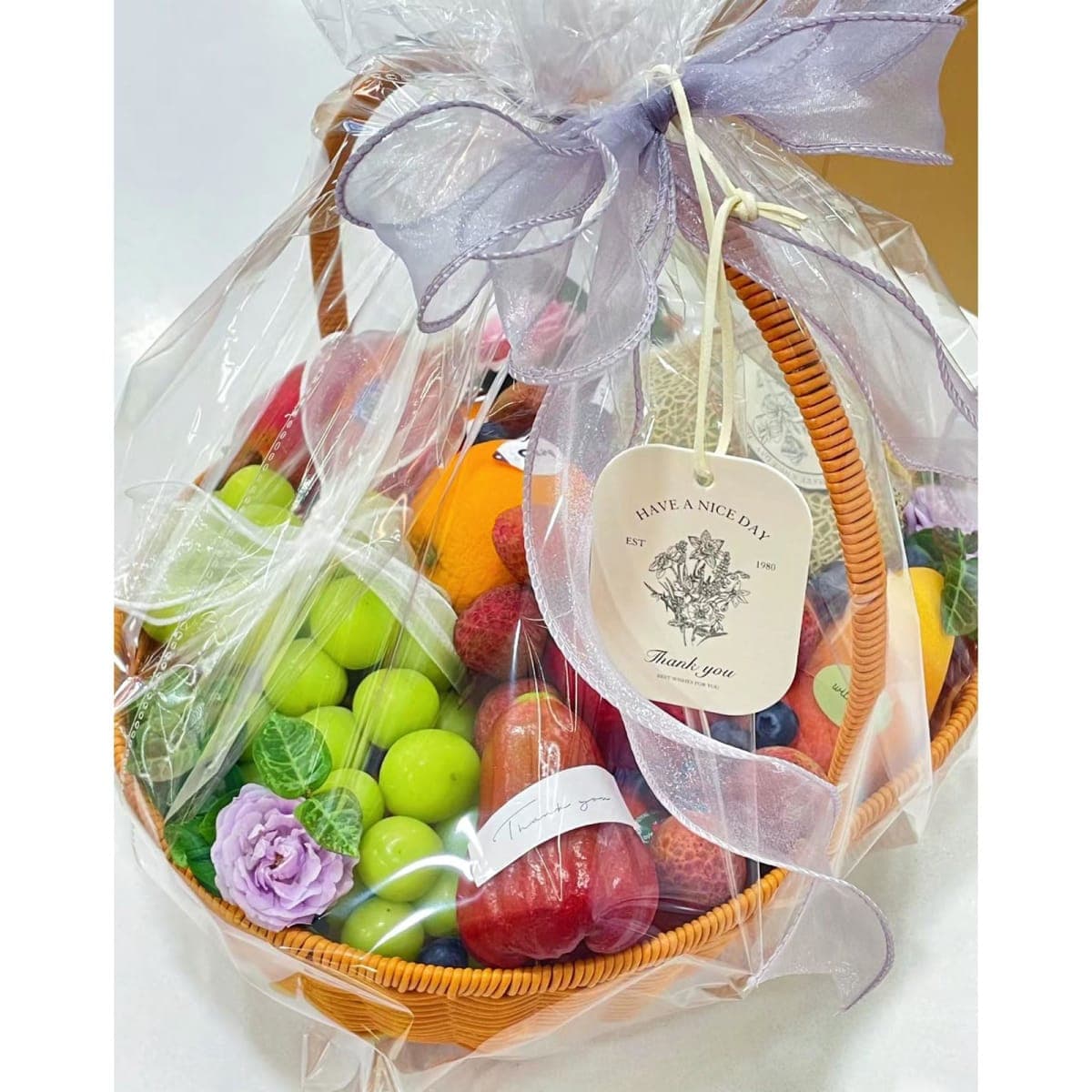 WIKDAY Clear Gift Bags 5 PCS 24x30 Inches Large Cellophane Wrap for Gift Baskets Wrapping Plastic with Ties for Gift Giving, Packaging Products thumbnail 4