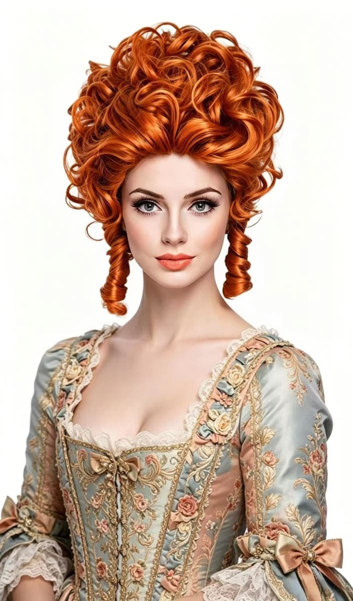 Rugelyss Short Red Wavy Curly Wig Big Bouffant Beehive Wigs for Women fits 70s 80s Costume or Halloween Vintage Cosplay Party thumbnail 2