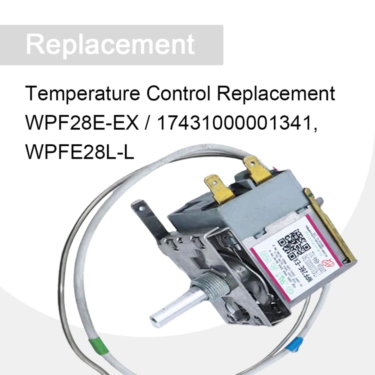 atsuch Temperature Control Thermostat Compatible with Midea, Arctic King, Insignia, Vissani Chest Freezer, Temperature Control Replacement WPF28E-EX / 17431000001341, WPFE28L-L thumbnail 5