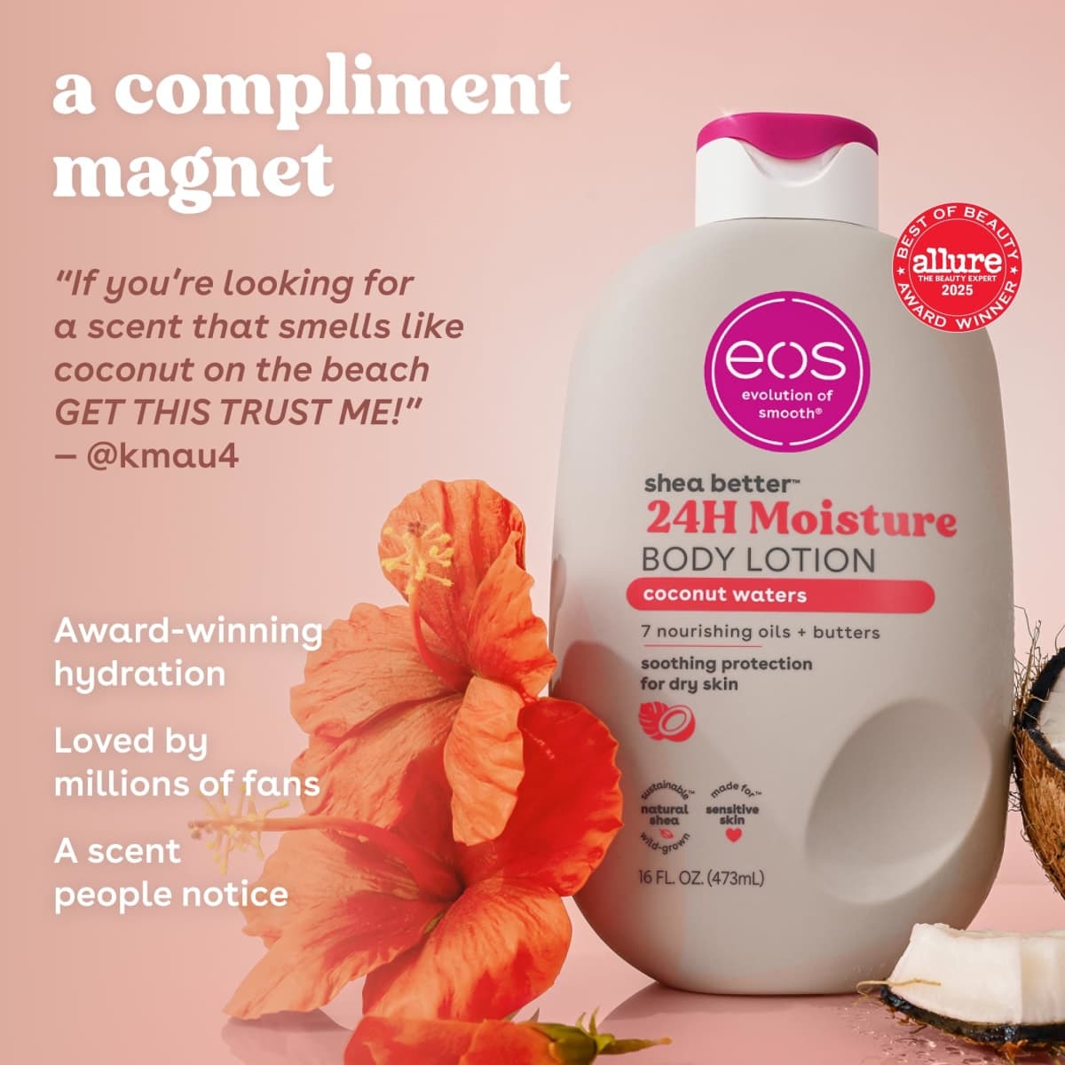 Shea Better 24H Moisture Body Lotion Coconut Waters thumbnail 3