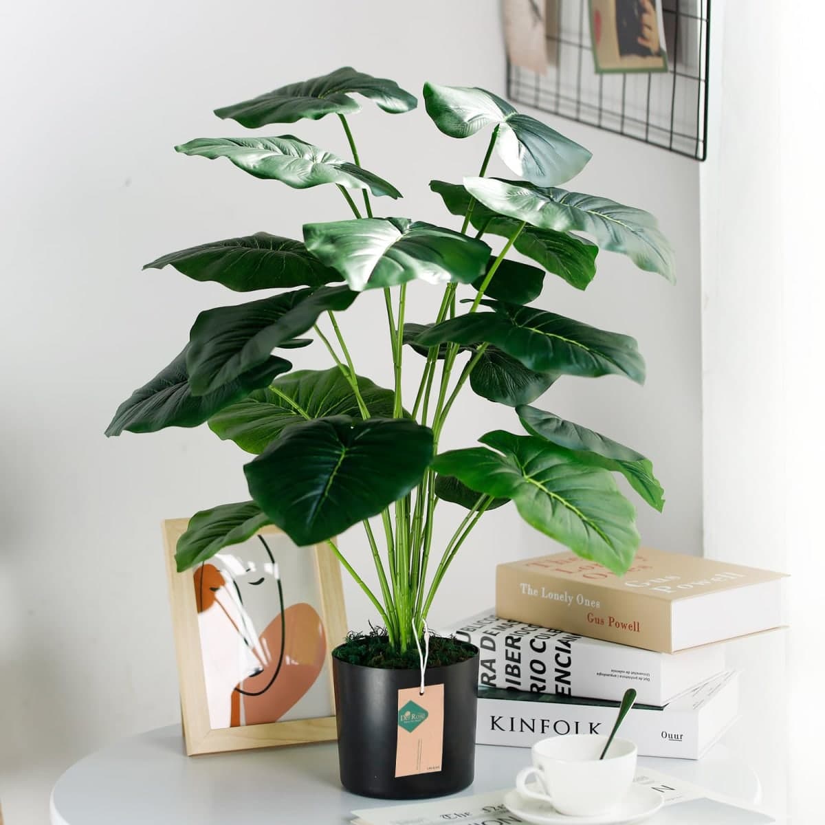Der Rose 28'' Fake Plants Large Artificial Tropical Faux Plants Indoor Tall for Room Home Bathroom Farmhouse Outdoor Decor thumbnail 2