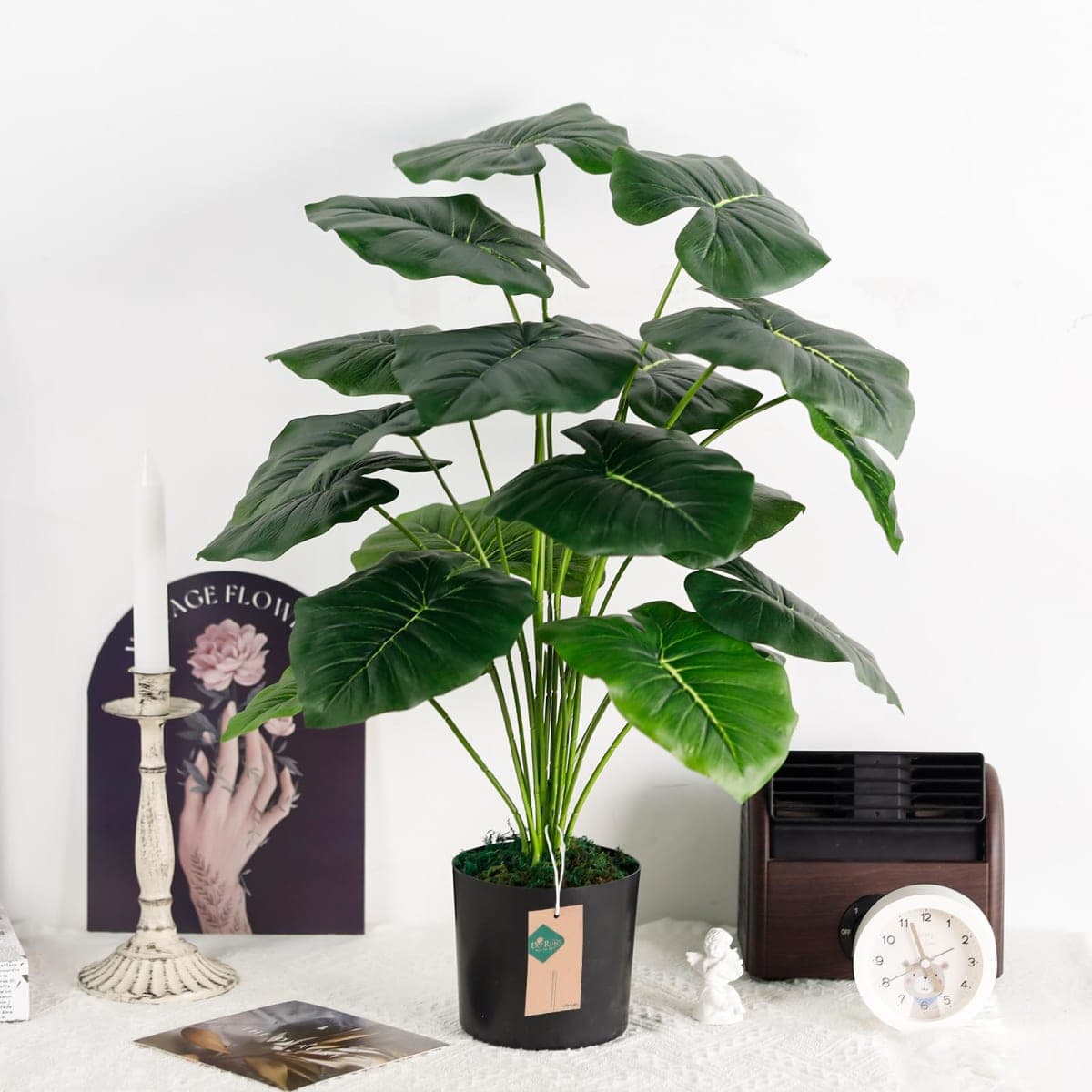 Der Rose 28'' Fake Plants Large Artificial Tropical Faux Plants Indoor Tall for Room Home Bathroom Farmhouse Outdoor Decor thumbnail 5
