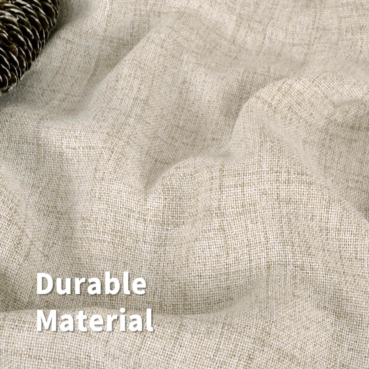 BGment Linen Curtains 63 Inch Length 2 Panels for Window, Rod Pocket Textured Drapes Light Filtering for Bedroom Living Room Office Bathroom Back Tab Lightweight, 52 X 63 Inch thumbnail 4