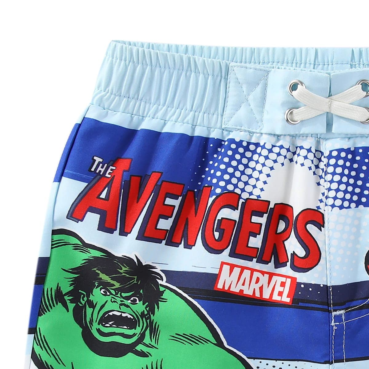 Marvel Avengers Boys UPF 50+ Swim Trunks Bathing Suit for Toddler and Big Kids, Blue, 3T thumbnail 2