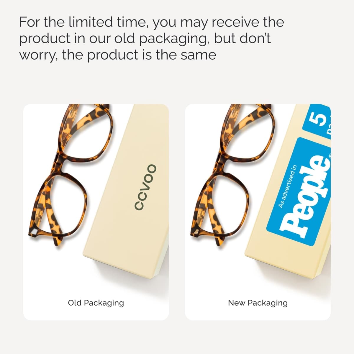 CCVOO Reading Glasses with Blue Light Filtering for Woman and Men, Computer Readers Fashion Eyeglasses (Leopard + Tortoise + Black + Clear + Blue, 0.75) thumbnail 3