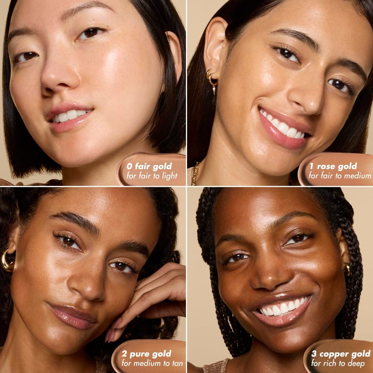 e.l.f. SKIN Bronzing Drops, Liquid Face Tinted Serum with Vitamin E & Sunflower Oil, Shimmer Finish, Vegan & Cruelty-Free, Rose Gold thumbnail 4
