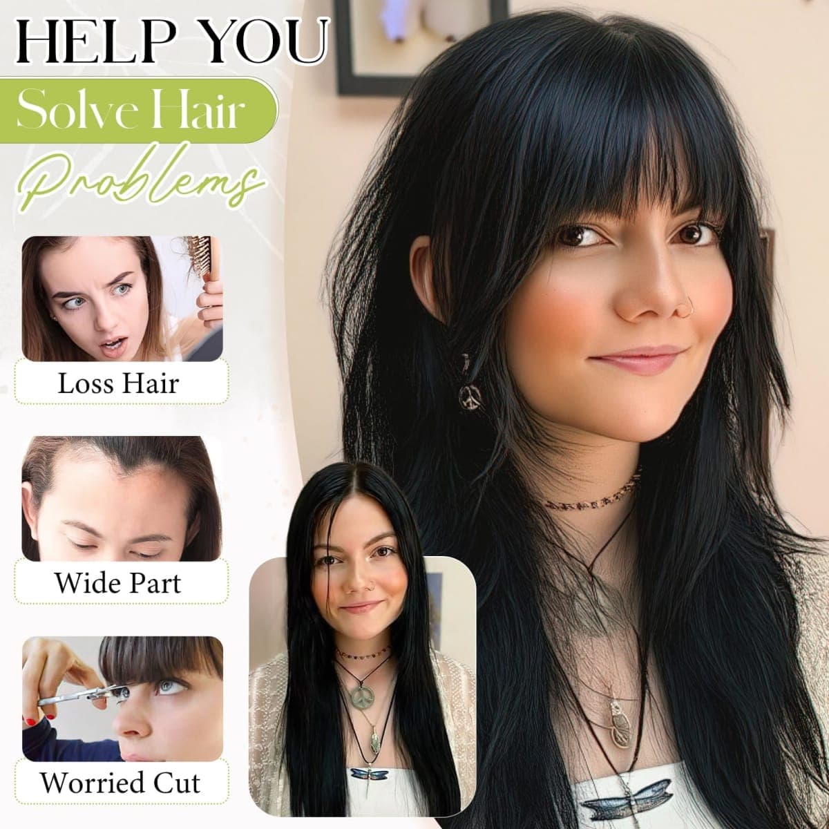 Fanguilar Bangs Hair Clip in Bangs, French Light Blonde Mix Bleach Blonde Fake Bangs Hair Clip on Bangs for Women Fringe with Temples Hairpieces Faux Bangs for Daily Wear thumbnail 5