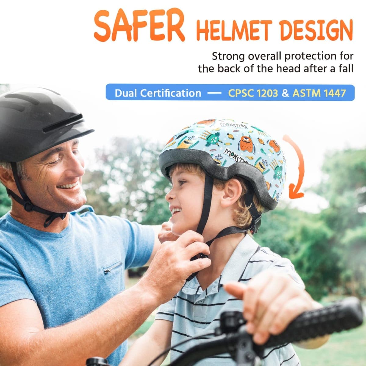 Toddler Bike Helmet for Boys and Girls, Adjustable Kids Helmets from Infant/Baby to Children, 1/2/3/4/5/6/7/8 Years Old (Unicorn,Size S) thumbnail 2