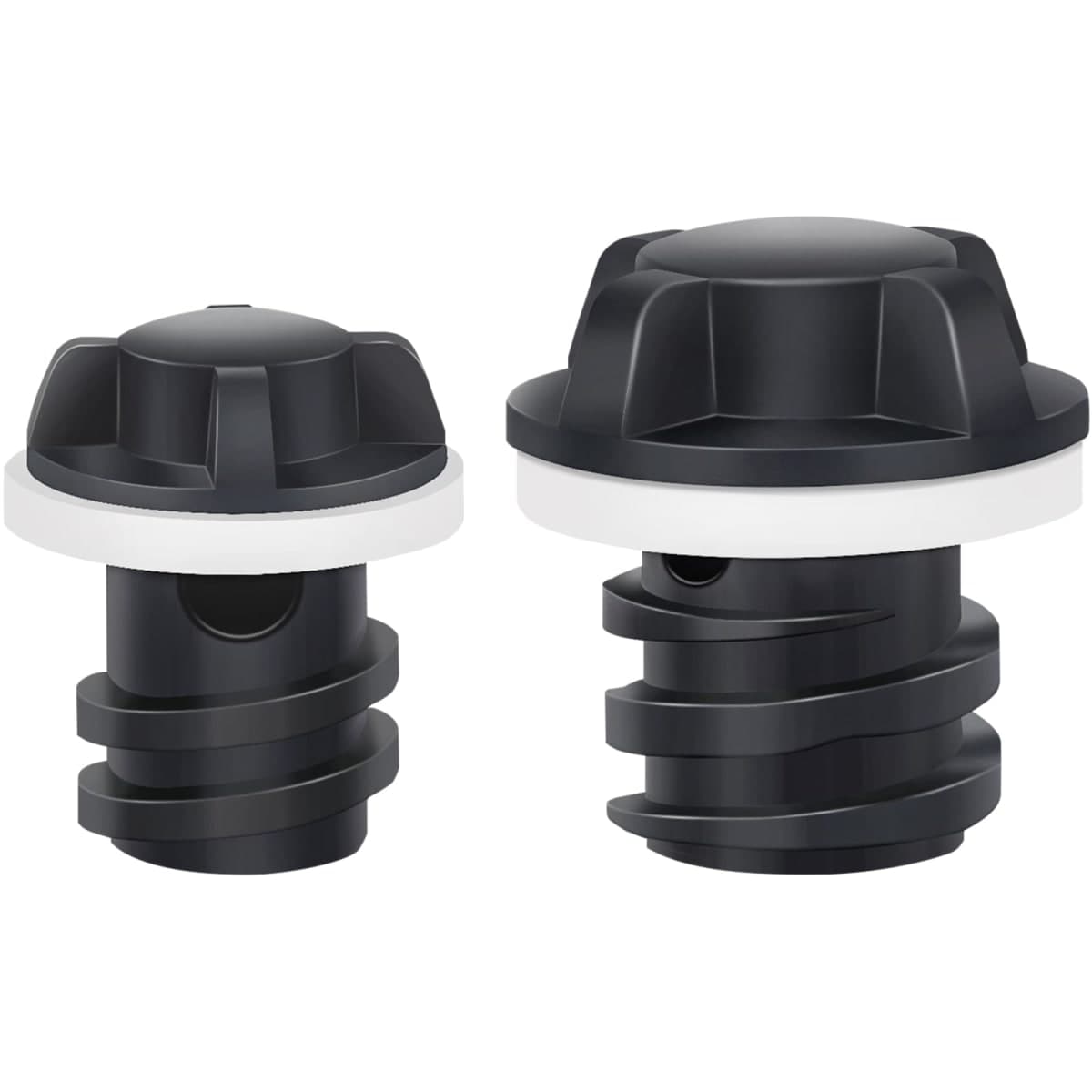 Cooler Drain Plug for RTIC Coolers, 2 Pack Large & Small Replacement Plugs Compatible with RTIC 20QT, 45QT, 65QT Coolers with New 2 Drains, Ice Chest Plug for RTIC — image 1
