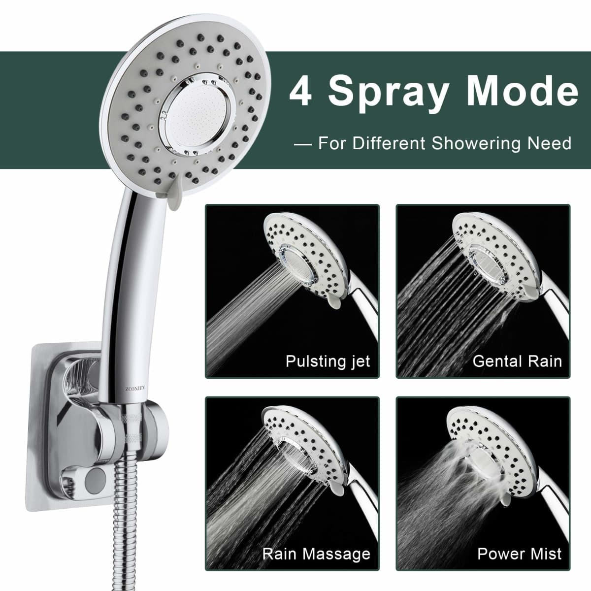 Sink Hose Shower Sprayer Attachment - Faucet Extension w/ 5 Adapters For Bathroom Bathtub, Kitchen Faucet, Utility Laundry Tub, Garden Hose Thread Spout For Delta, Moen, Kohler, American Standard thumbnail 4