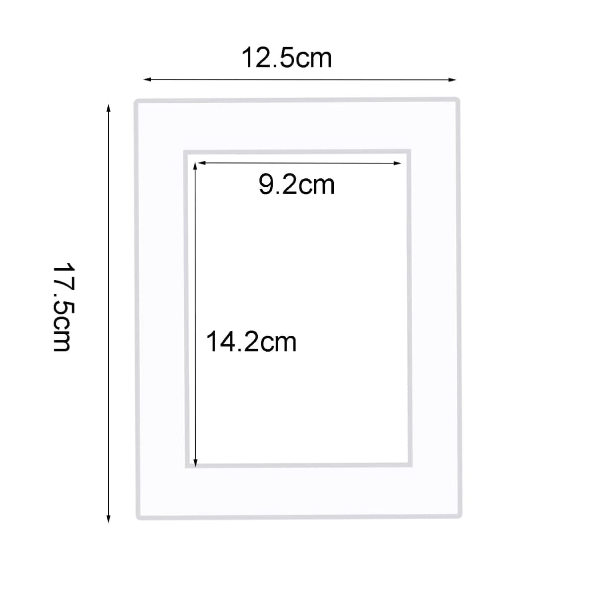15 Pack 5x7 White Picture Mats, Frame Mattes for 4x6 Pictures Display Photo Frame Mat Core Bevel Cut Mat Board Show Kit for Photos, Prints, Artworks thumbnail 2