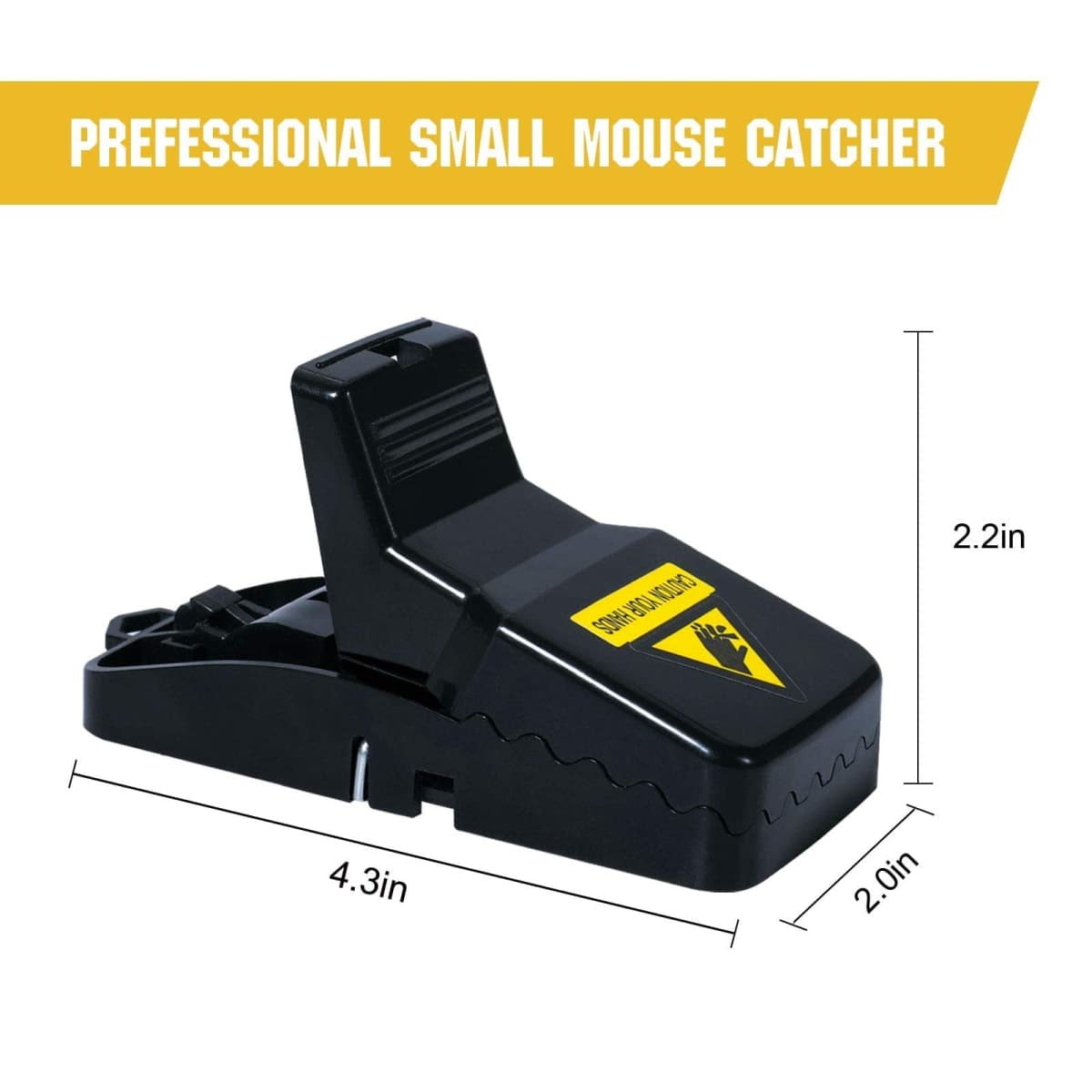 6 Pack Mouse Traps Indoor for Home,Mice Traps for House,Reusable Mouse Trap That Work,Small Mice Catchers for Home Indoor, Quick Set Mousetraps Effective thumbnail 3