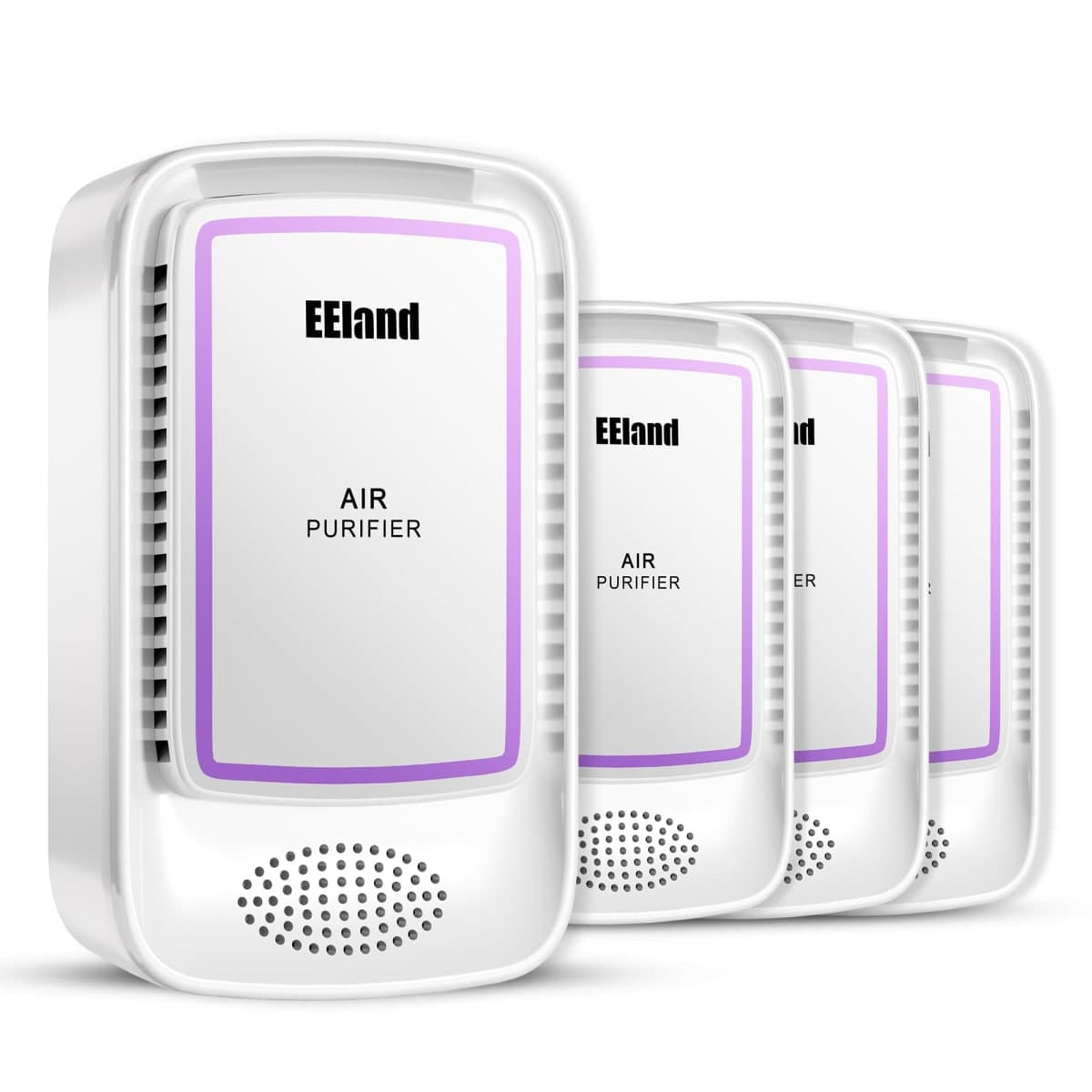 Plug In Air Purifier for Home Pets, Ionic Air Ionizers & Pet Odor Eliminator, Litter Box Deodorizer for Cats, Compact Filterless Air Freshener for Kitchen, Bedroom, Small Room, Ozone Free, 4-Pack — image 1