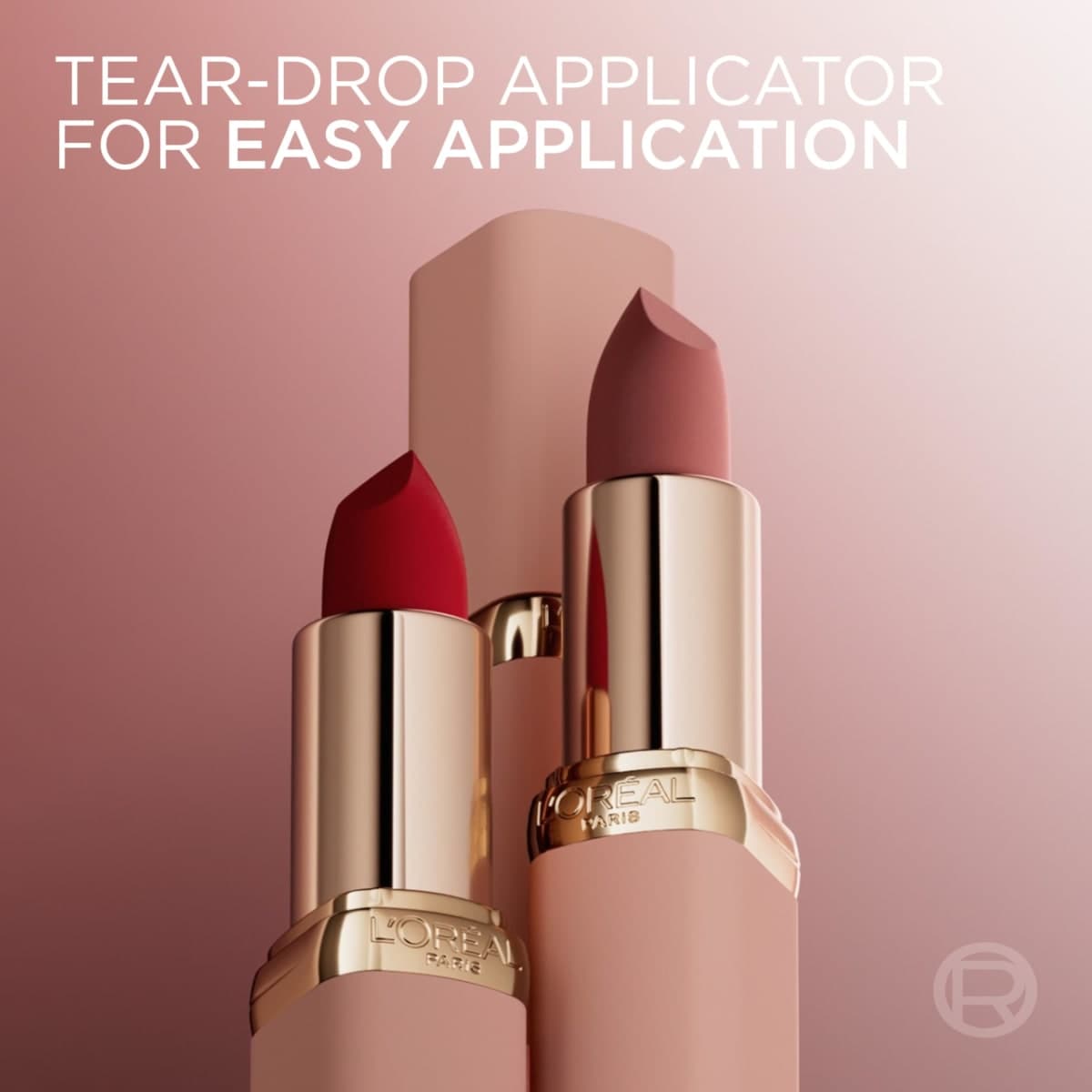 L'Oreal Paris Colour Riche Blurred Matte Lipstick for Moisturized Lips, Lip Makeup with Argan Oil and Vitamin E, Rose Passion thumbnail 3