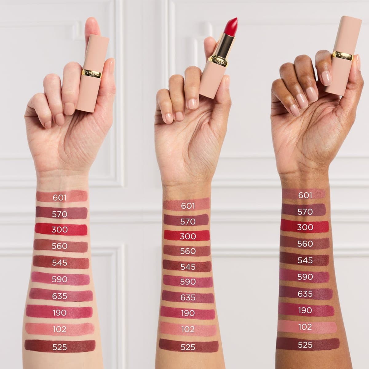 L'Oreal Paris Colour Riche Blurred Matte Lipstick for Moisturized Lips, Lip Makeup with Argan Oil and Vitamin E, Rose Passion thumbnail 5