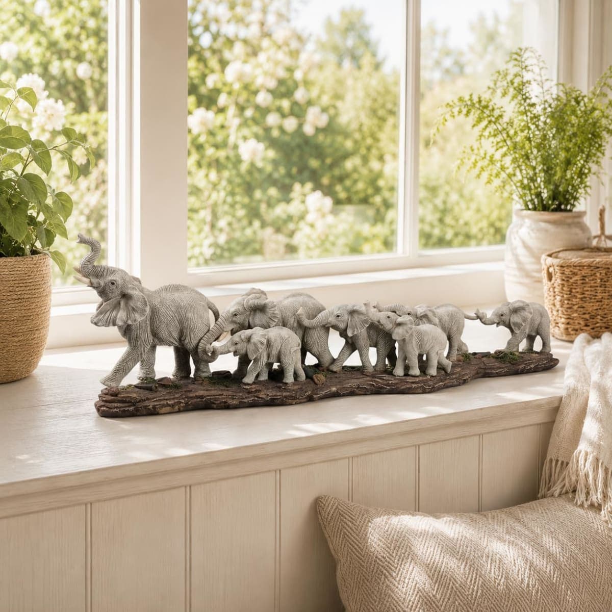 Comfy Hour Roaming Elephant Figurine Statue Sculpture (Large) thumbnail 3