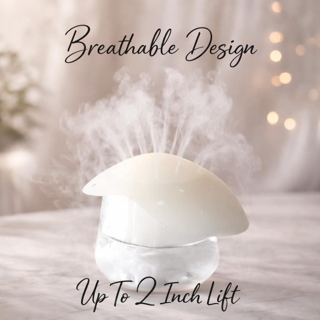 Go Nipless Breathable Lift Nipple Covers – Reusable Silicone Nipple Covers with Micro-Perforated Cooling Holes – Invisible Lift Pasties for Bridal, Backless & Strapless Dresses thumbnail 3
