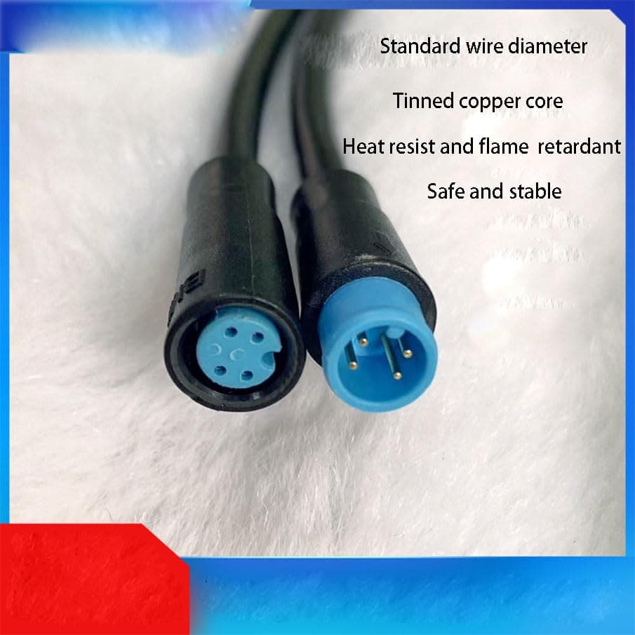 Laisomeke Julet 4Pin Male Female Waterproof Cable Electric Bike Extension Cable Connector for Ebike Light Throttle Ebike Display Ebike Parts Extend Cable thumbnail 5