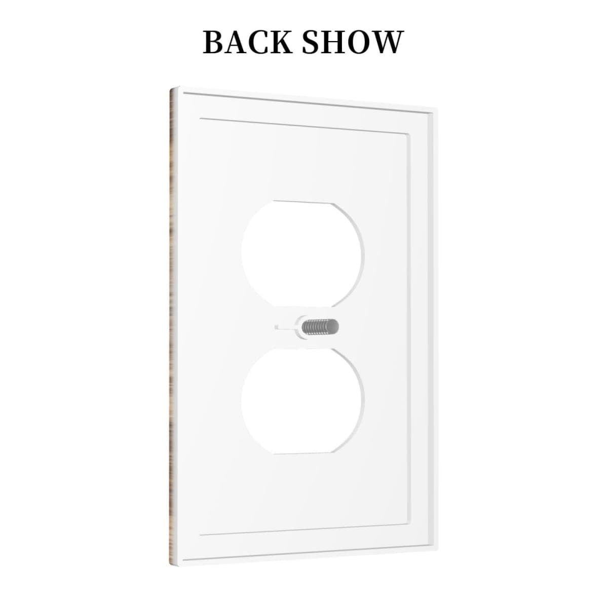 Spshian Outlet Covers Rustic Brown Wood Vintage Plank 1 Gang Duplex Light Switch Cover Plate Decorative Wall Plates Electrical Switchplate Receptacle Cover for Farmhouse Cabin Home Decor thumbnail 4