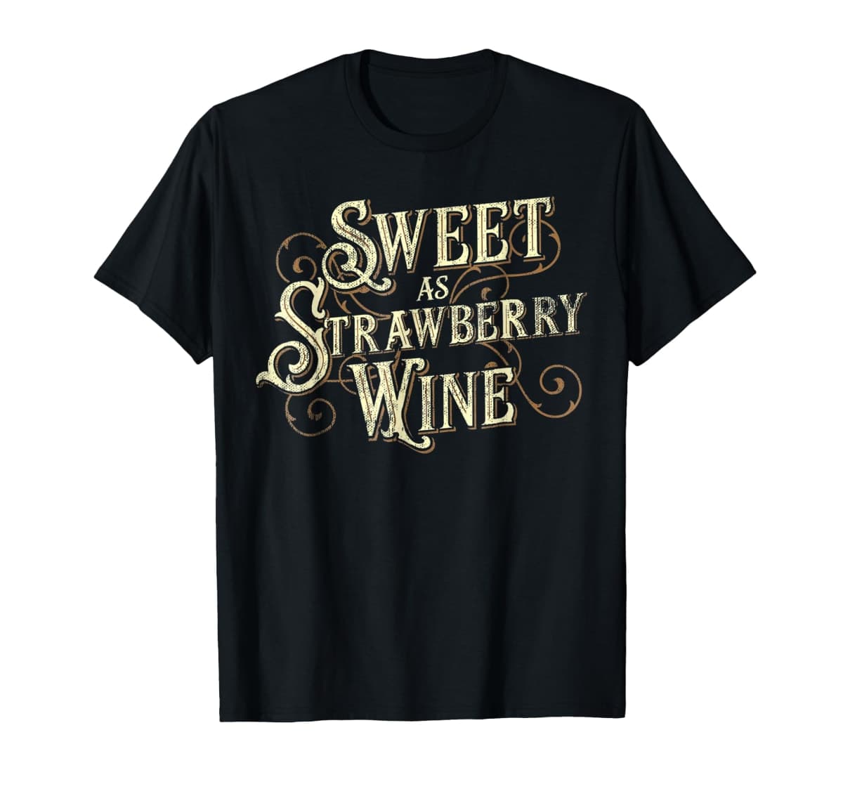Sweet as Strawberry Wine Ladies Designer Country T-Shirt — image 1