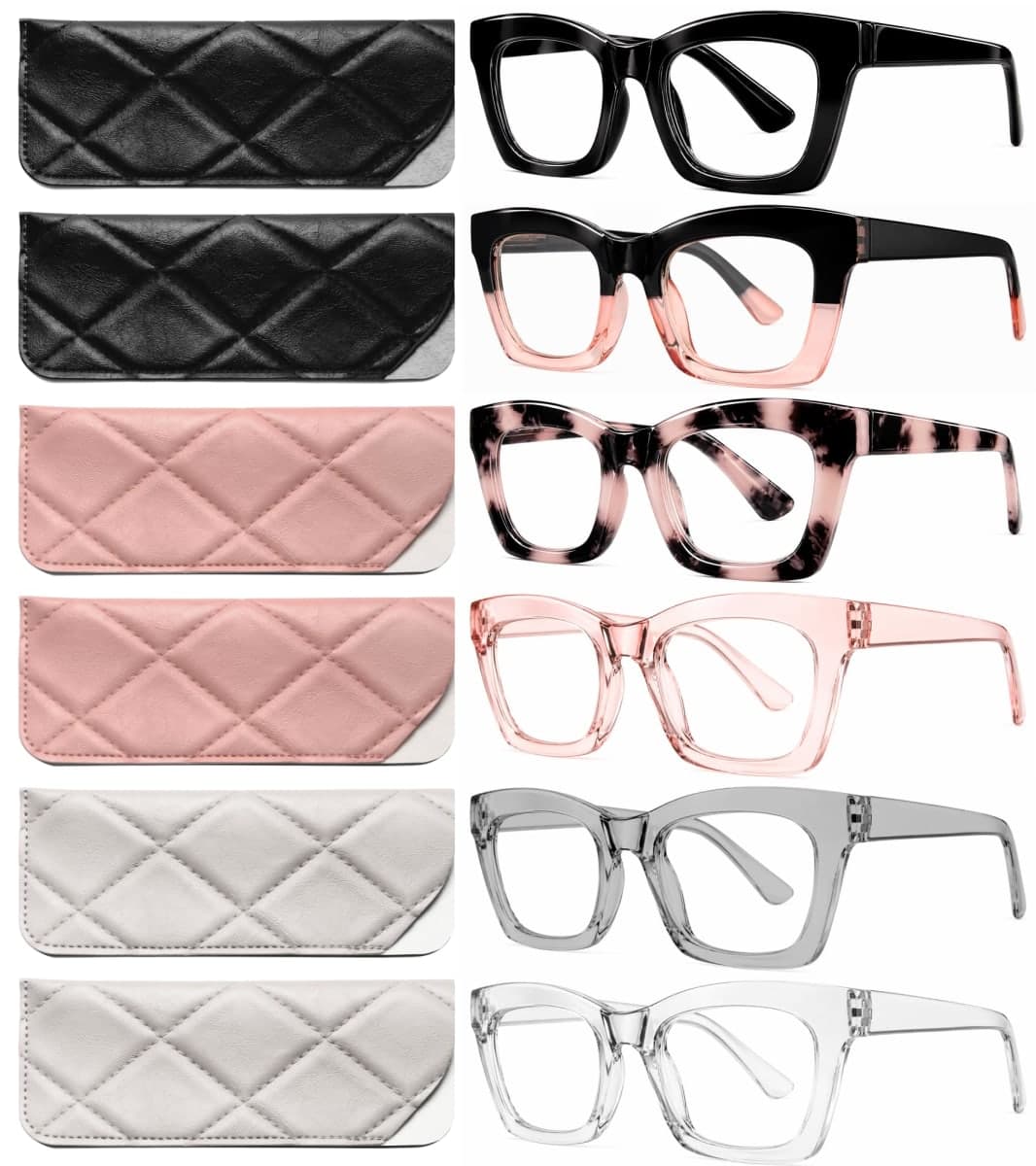 CCVOO Reading Glasses Women - Lightweight Readers with Blue Light Protection - UV 400 Cheaters Spring Hinge — image 1