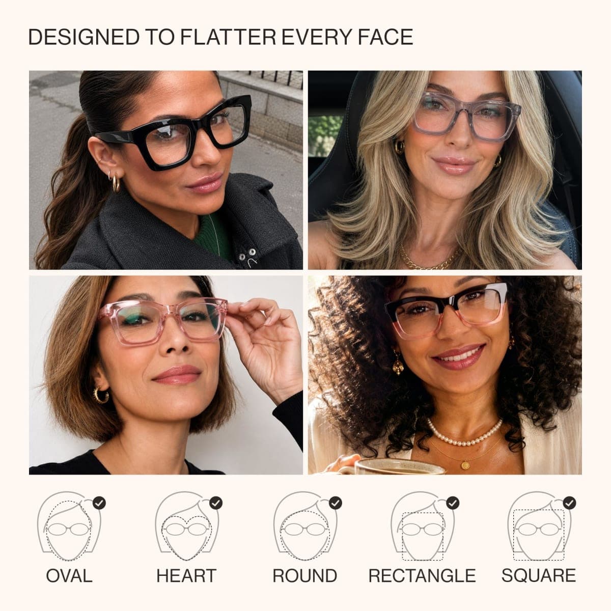 CCVOO Reading Glasses Women - Lightweight Readers with Blue Light Protection - UV 400 Cheaters Spring Hinge thumbnail 5