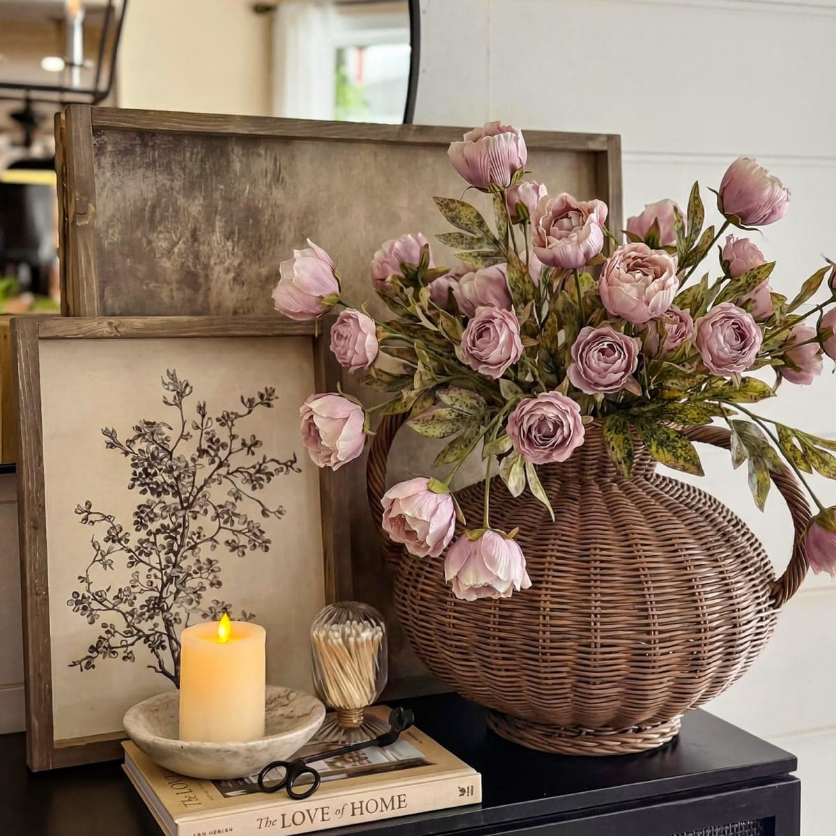 Thiccywoov 8 Pcs Artificial Silk Peony Flowers Bulk Vintage Distressed Fake Peonies Branches with Stems for DIY Bouquet Centerpieces Wedding Fillers Arrangements Shower Decorations thumbnail 4