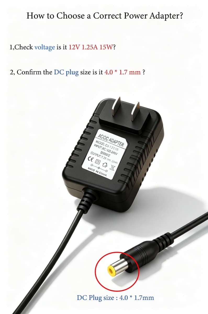 Dot Power Cord Replacement for Dot 4th Gen/3rd Gen Speaker thumbnail 3