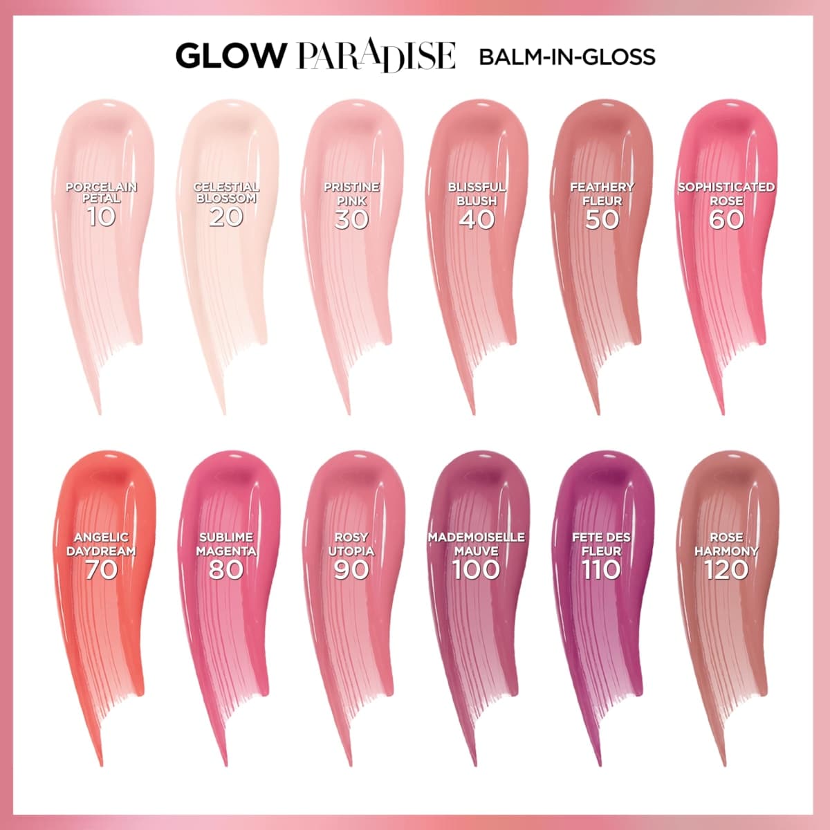 L’Oréal Paris Glow Paradise Balm-in-Gloss, Lip Balm, Non-Sticky Liquid Lip Balm with Pomegranate Extract & Hyaluronic Acid for Sensitive Lips, Dermatologist Tested, Sublime Magenta, 0.23 fl. oz. thumbnail 4