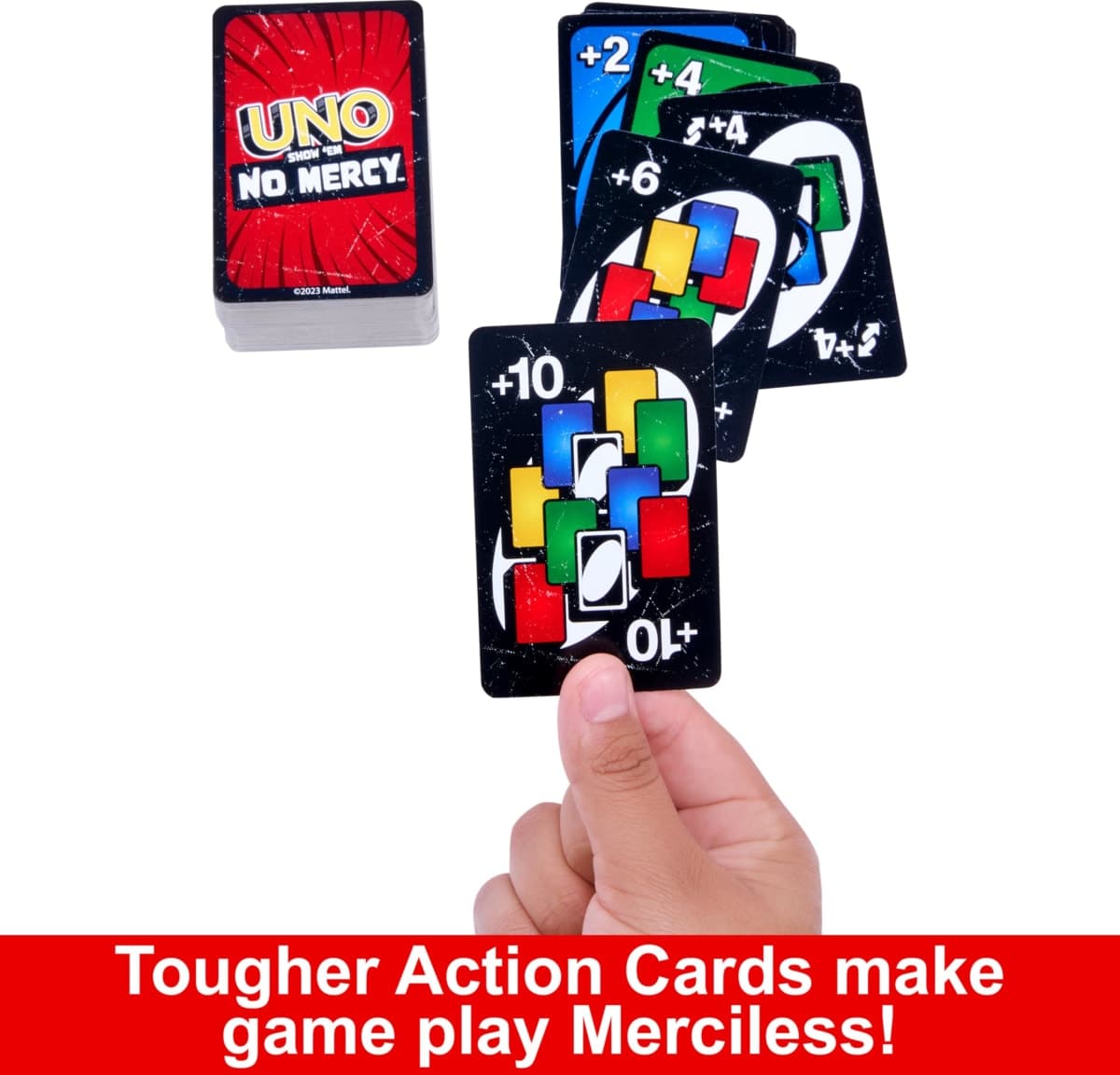 Mattel Games UNO Show ‘em No Mercy Card Game in Storage Tin,Ages 7+ thumbnail 4
