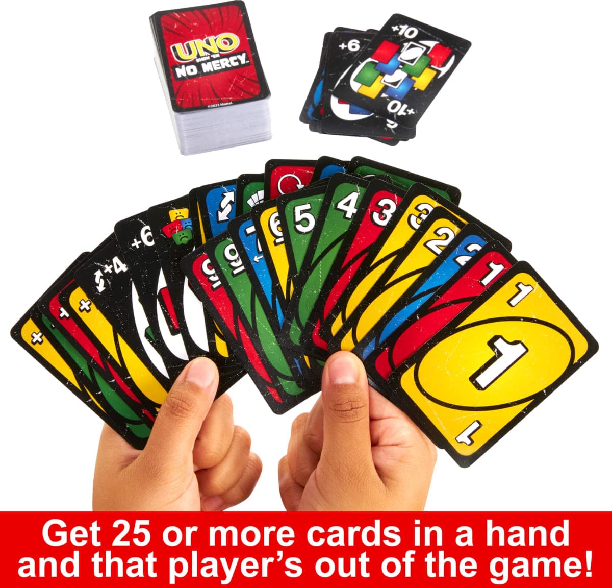 Mattel Games UNO Show ‘em No Mercy Card Game in Storage Tin,Ages 7+ thumbnail 5