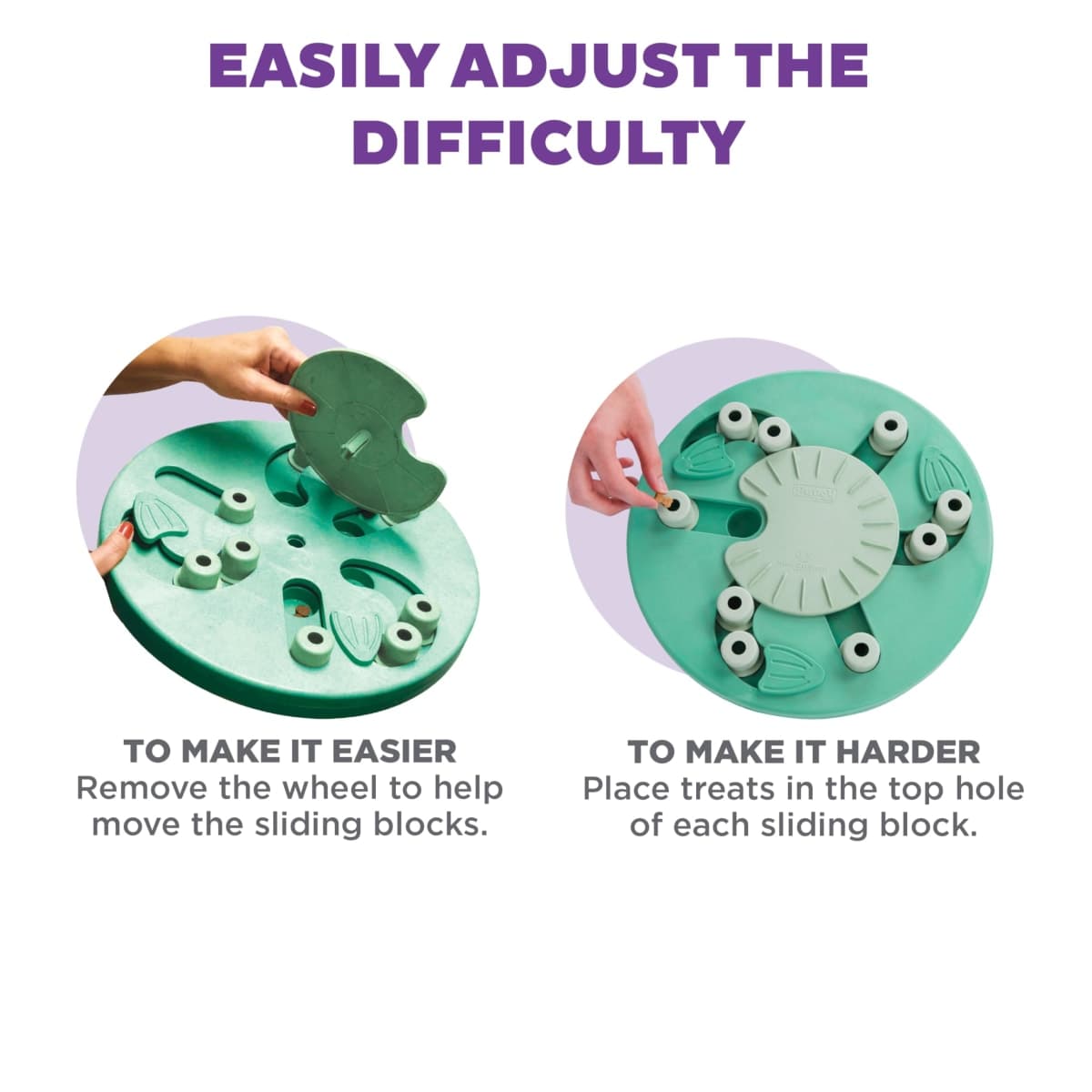 Outward Hound by Nina Ottosson Dog Worker Treat Puzzle Enrichment Toy, Level 3 Advanced, Green thumbnail 4