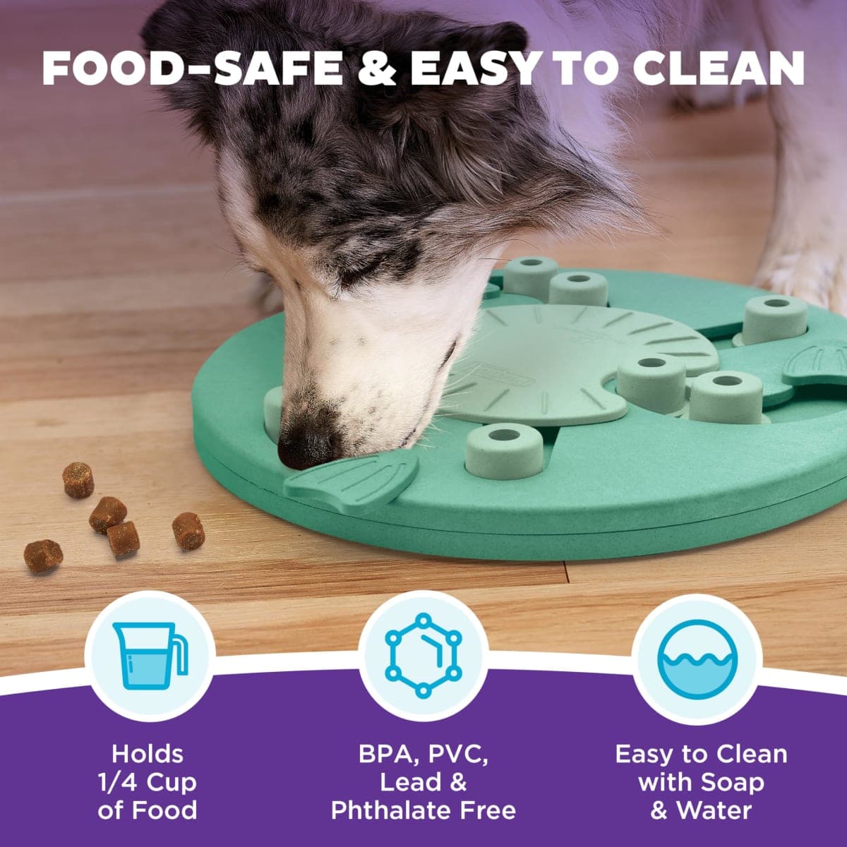 Outward Hound by Nina Ottosson Dog Worker Treat Puzzle Enrichment Toy, Level 3 Advanced, Green thumbnail 5