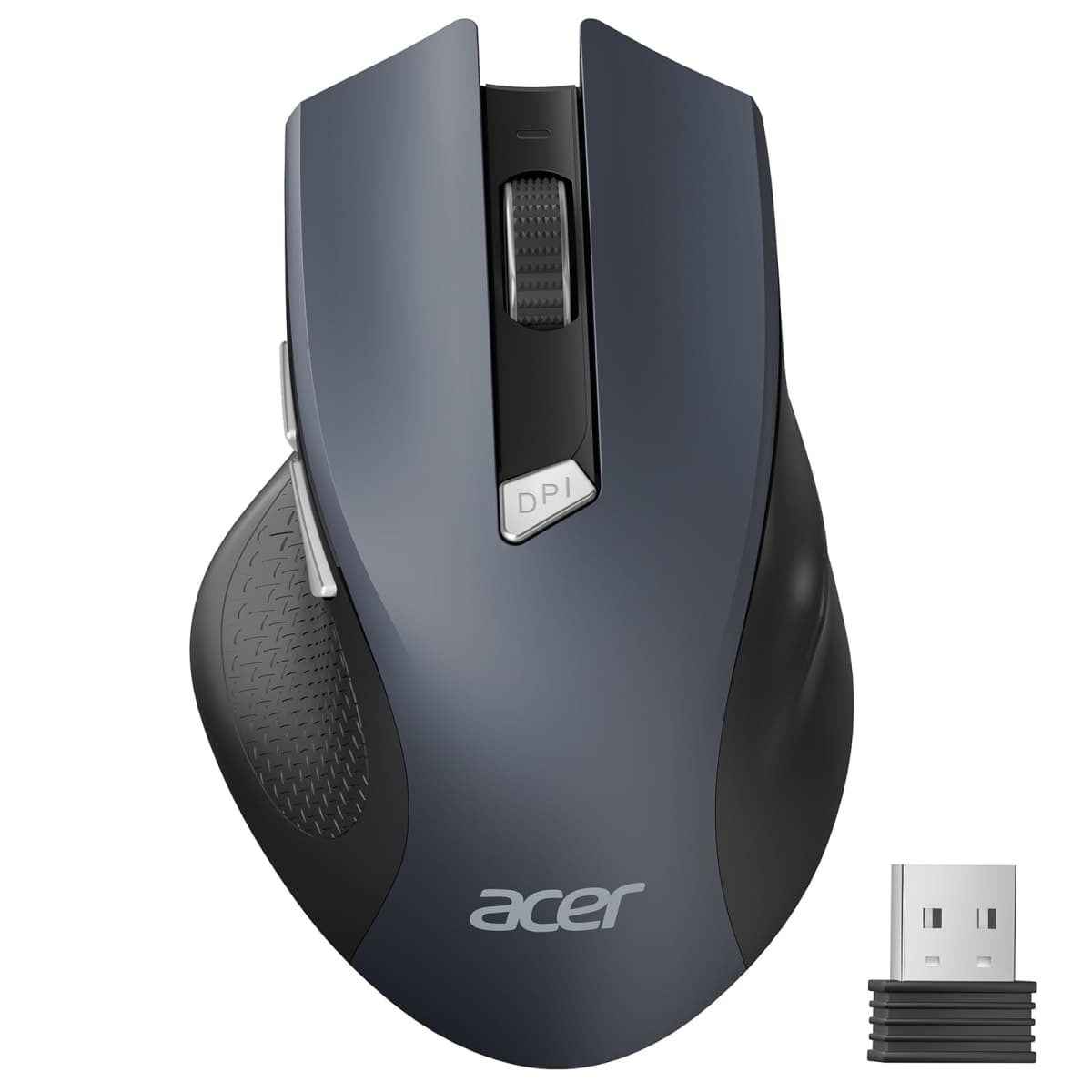 Acer Wireless Mouse for Laptop, 2.4GHz Computer Mouse Wireless with USB Receiver, Portable Cordless Mice, 3 Adjustable DPI Ergo USB Mice, 6 Buttons, Medium to Large Sized Hands for PC, Laptop, Desktop — image 1