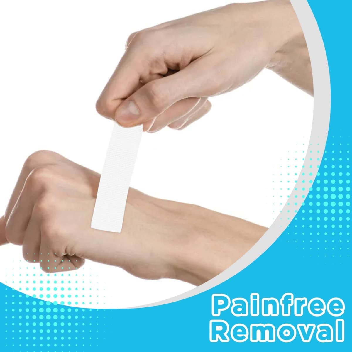 OK TAPE Silicone Medical Tape (2 Rolls) for Sensitive Skin,Waterproof Surgical Tape for Secures Dressings and Gauze,Pain-Free Removal Micropore Tape, First Aid Bandage Tape,1" x 5yd,White thumbnail 5