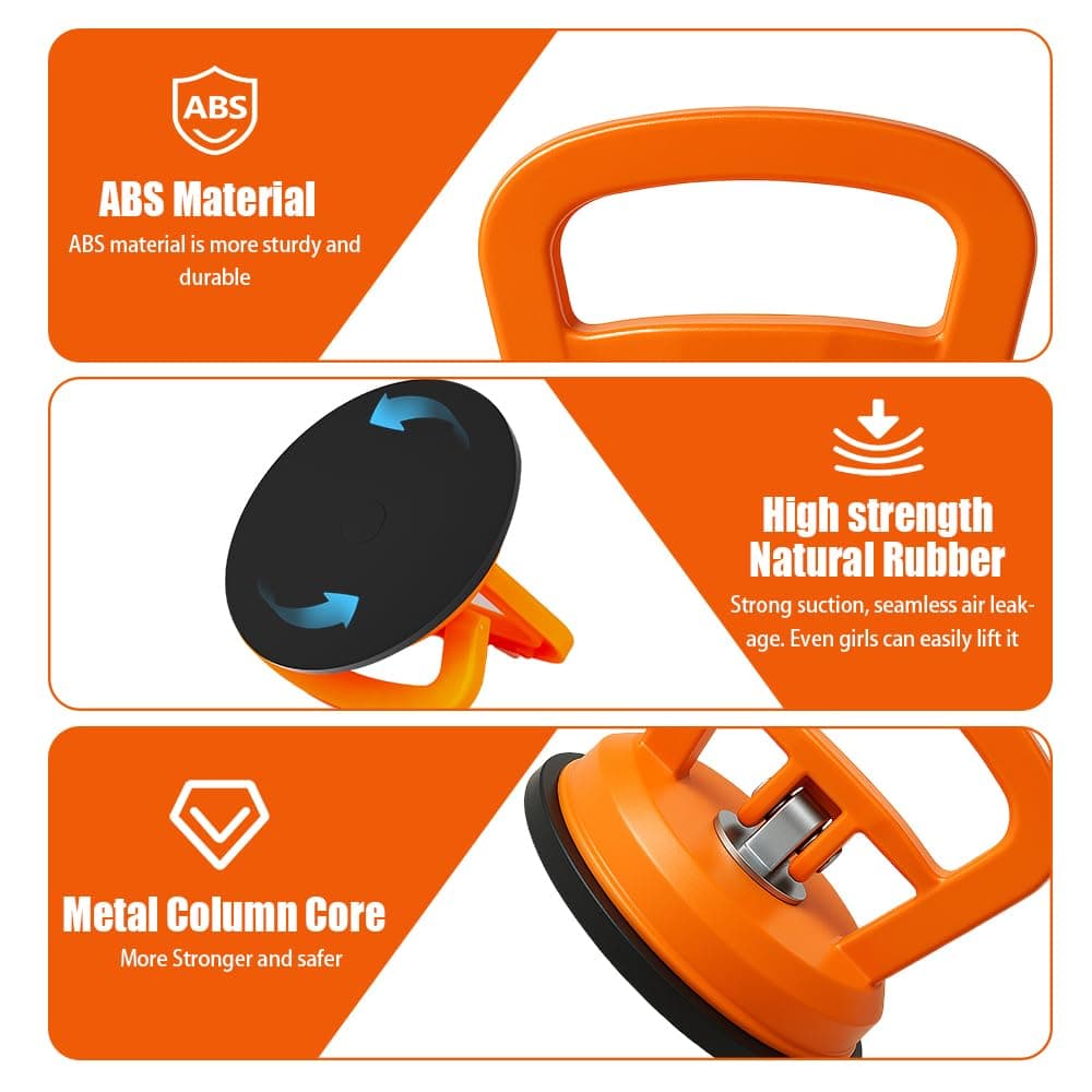 Dent Puller - Car Dent Repair Kit (3 Pieces) with High-Strength Suction Cups - Effective Car Dent Remover for Vehicle Body, Glass, Tiles & More - Durable and Easy to Use for DIY Paintless Repair thumbnail 2