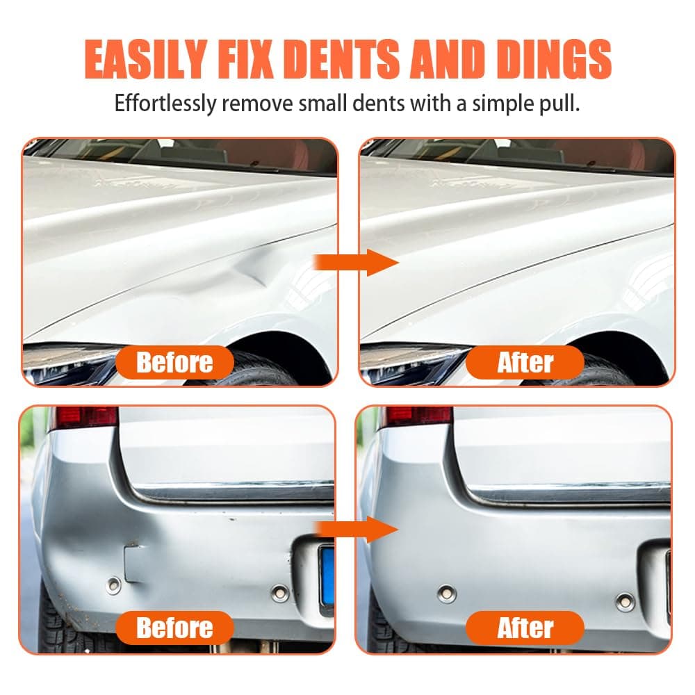 Dent Puller - Car Dent Repair Kit (3 Pieces) with High-Strength Suction Cups - Effective Car Dent Remover for Vehicle Body, Glass, Tiles & More - Durable and Easy to Use for DIY Paintless Repair thumbnail 3