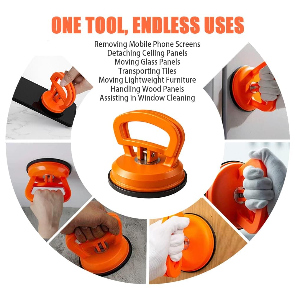 Dent Puller - Car Dent Repair Kit (3 Pieces) with High-Strength Suction Cups - Effective Car Dent Remover for Vehicle Body, Glass, Tiles & More - Durable and Easy to Use for DIY Paintless Repair thumbnail 5