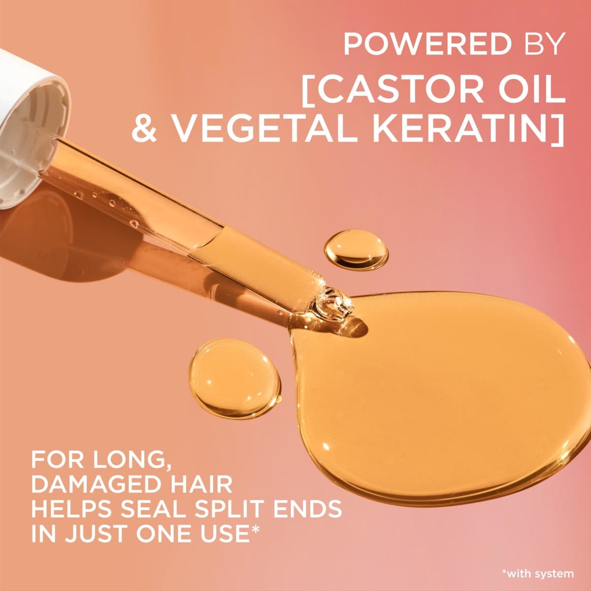 L'Oreal Paris Elvive Dream Lengths No Haircut Cream Leave In Conditioner with Fine Castor Oil & Vitamins B3 & B5 for Long, Damaged Hair, Helps Seal Split Ends & Reduces Breakage With System 6.8 Fl. Oz thumbnail 3